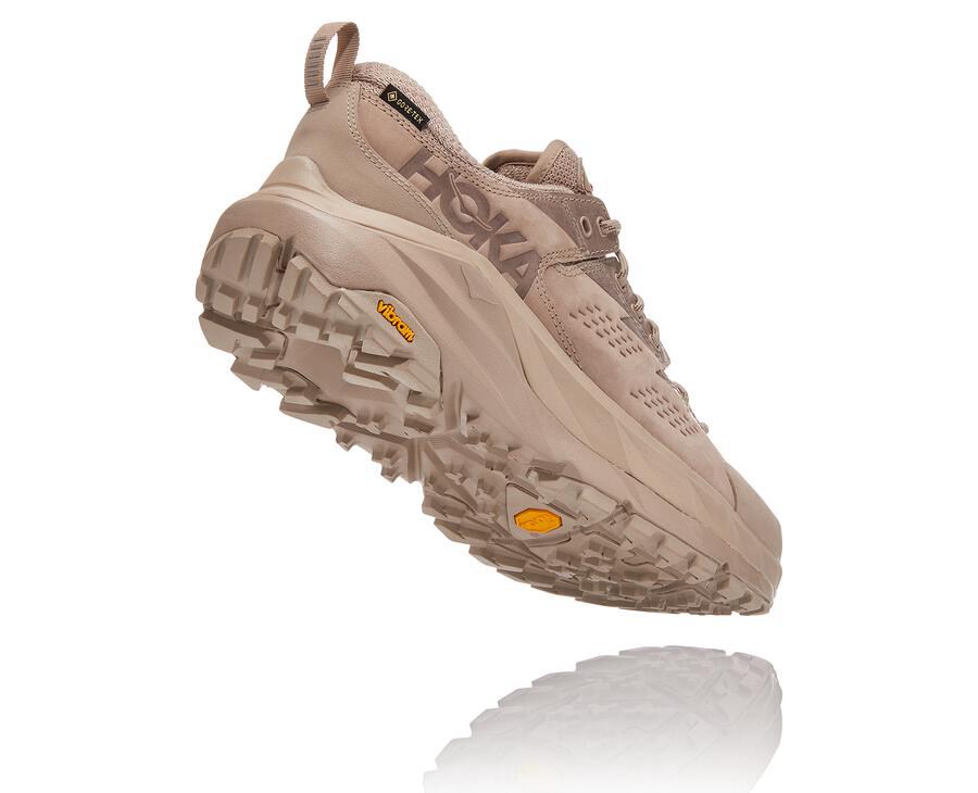 Hoka One One Trail Schoenen Dames - Kaha Laag Gore-Tex - Beige - GY2459081